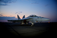 F-18 Hornet at Sunrise