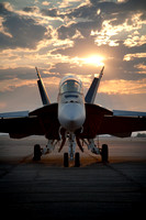 F-18 Hornet at Sunrise
